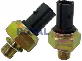 SENSOR DE PRESION DE ACEITE ROYALTEK  FORD ESCORT ORION SEAT CORDOBA IBIZA VOLKSWAGEN GOL I GOL II GOL III POINTER POLO QUANTUM SAVEIRO -- AISLANTE NEGRO PRESION 0.4 BARES  --- OEM 0279190811 0309190811 WC10024